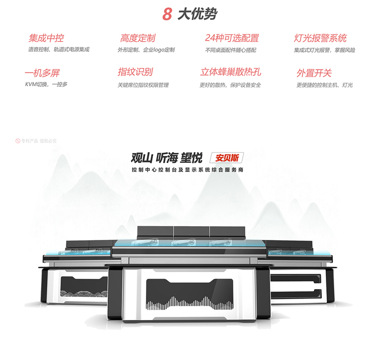 Customization of intelligent steel control center console, operation console, and dispatch console