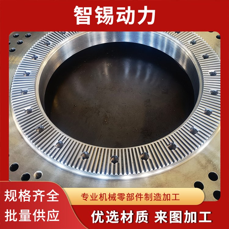 智锡动力 非标大型法兰盘管接头类零部件 可按通径压力等级进行定制