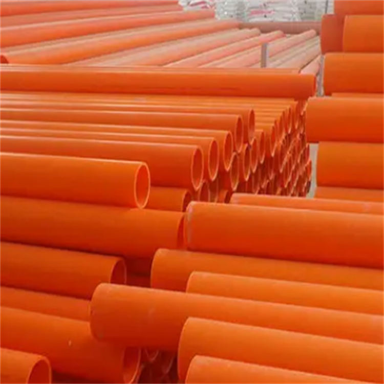 Stable MPP power pipe structure, environmentally friendly pipe manufacturers directly supply a large amount of orange in stock