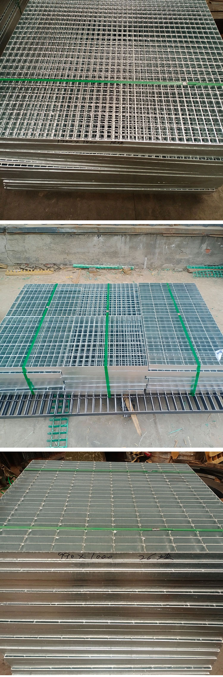 304 stainless steel grating Leli customized galvanized grating plate platform step plate