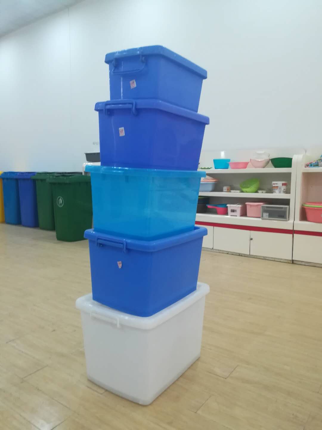 Zhongke tableware disinfection box, food grade material turnover box, warehousing and freight transfer box