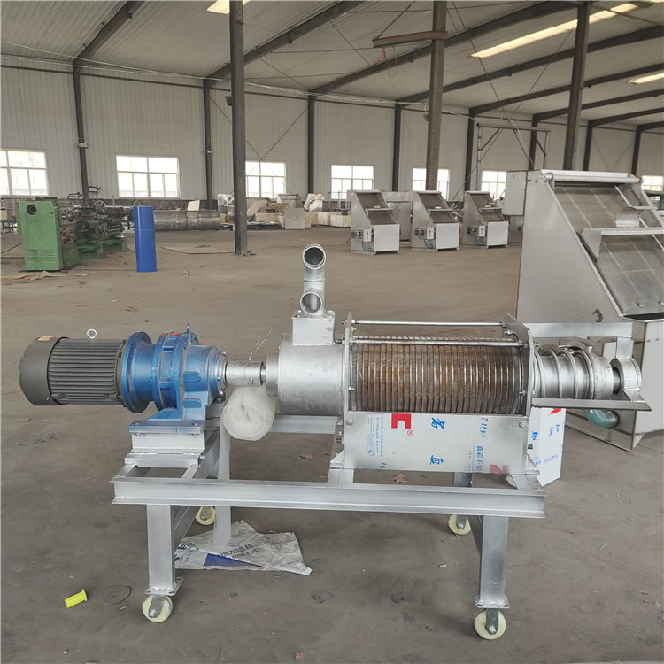 Microfiltration type solid-liquid separator, Chengyu sweet potato residue dehydration and treatment machine, 200 type chicken manure squeezing machine