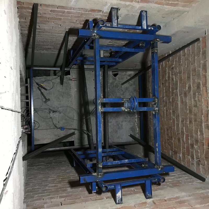 Elevator shaft elevator shaft hoist shaft type material lifting platform single cage track material lifting machine manufacturer