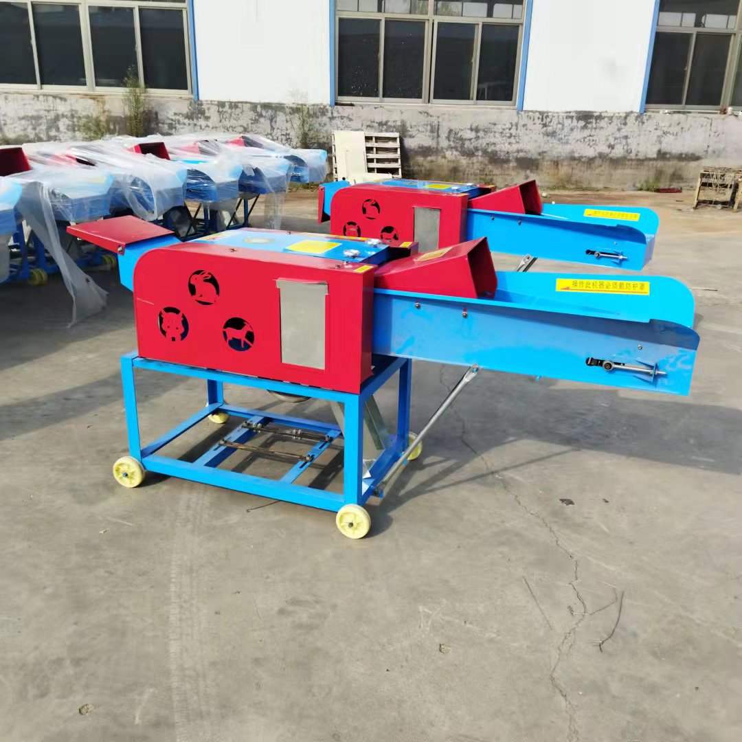 Household small cattle and sheep hay cutter, dry and wet dual-purpose hay cutter, silk kneading grinder, multifunctional hay cutter, silk kneading integrated machine