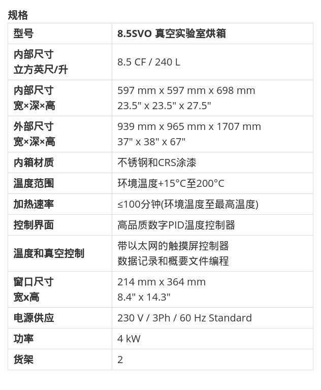 TENNEY 8.5SVO thermal fluid heating vacuum oven/altitude simulation oven/industrial oven