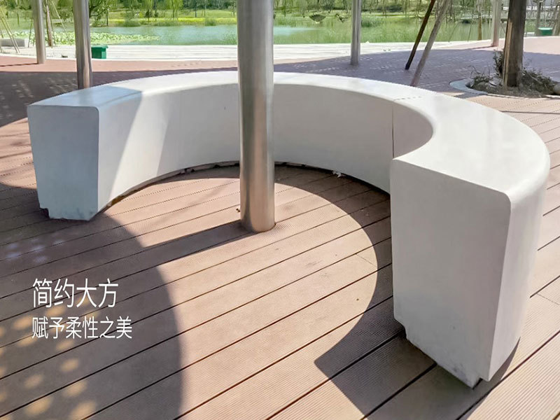 UHPC components, concrete and cement prefabricated components, special-shaped components, tree pool seats, benches, landscape, suspended staircase design