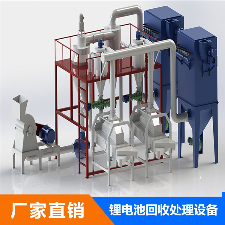 Lithium battery disassembly, recycling and processing equipment Fine crushing and processing equipment Metal recycling equipment Maoxing Machinery