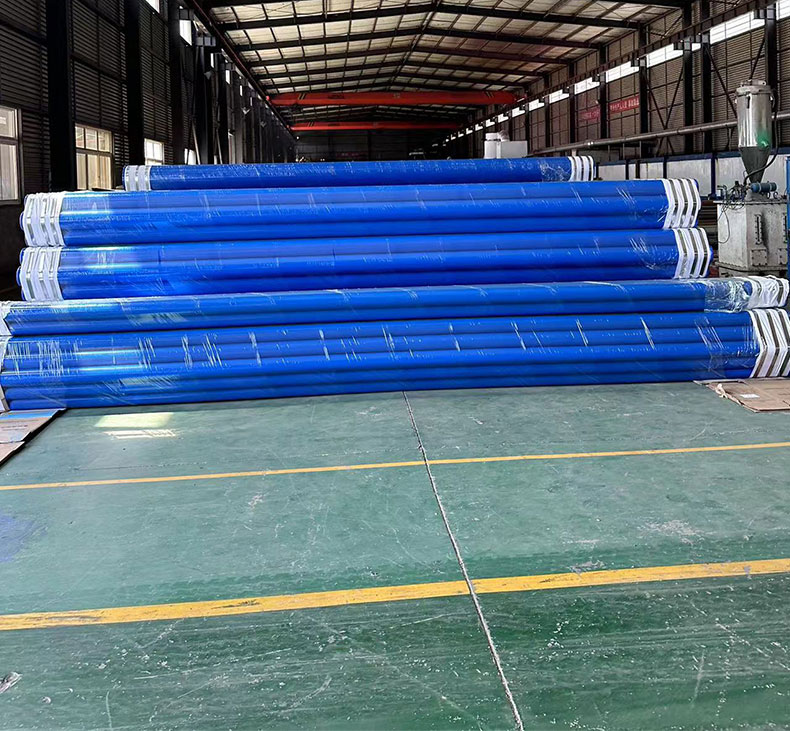 Special anti-corrosion steel pipes for fire pipelines - Red inner and outer plastic coated steel pipes - Epoxy resin coated steel pipes