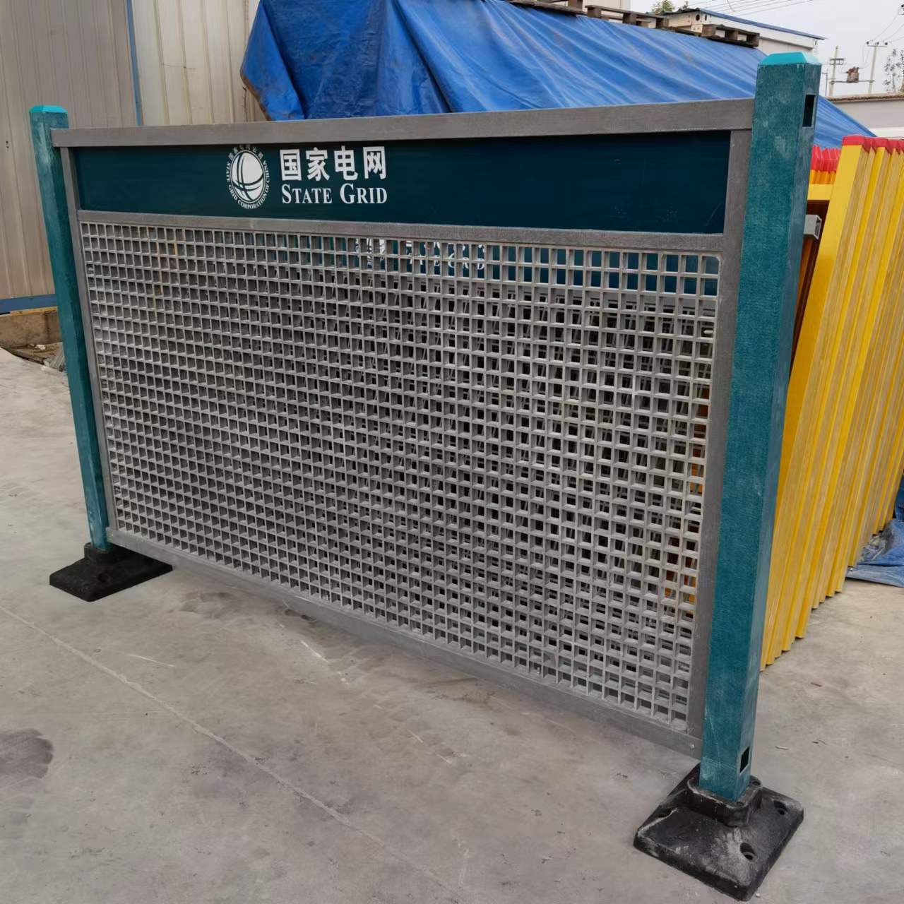 Fiberglass warning guardrail, communication facility fence, Jiahang Power Station isolation fence, industrial equipment protection fence, carbon steel