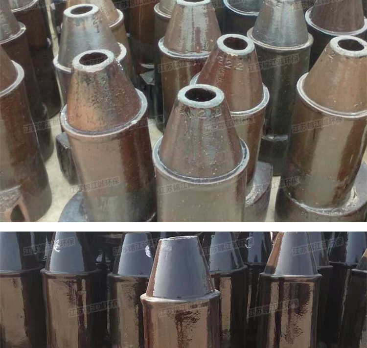 Tangential cyclone cast iron ceramic bullet head ceramic tube high-efficiency multi tube vortex dust collector accessories