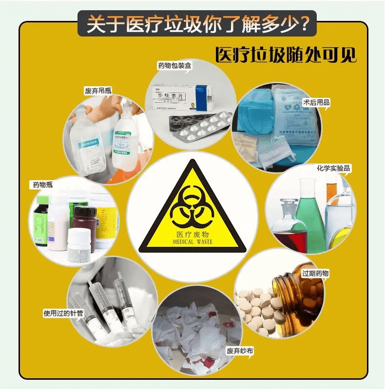 Medical waste crusher, disposable medical equipment, postoperative waste, gauze tape shredder