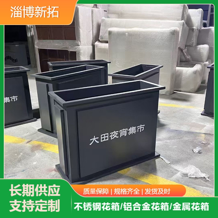 市政道路防腐木移动花箱 户外仿木纹移动花槽 款式多样 多年行业经验