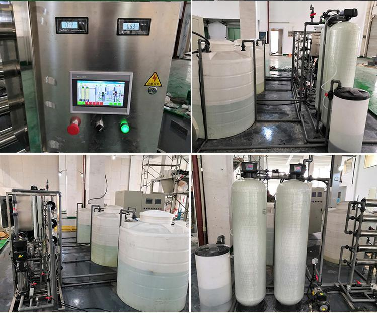 1 ton secondary reverse osmosis pure water treatment equipment professionally customized by Xinwei Source Factory