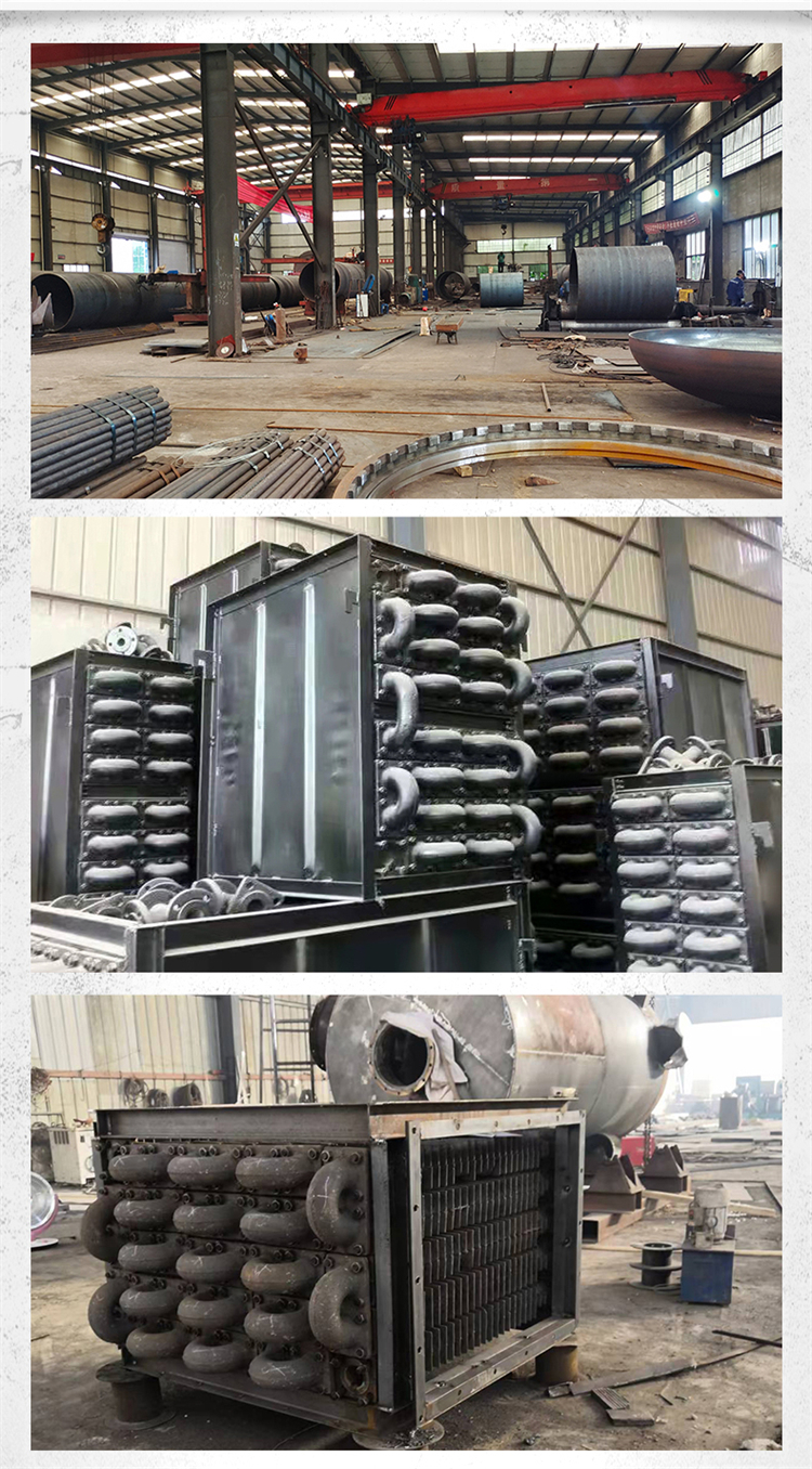 Steel tube economizer for coal-fired steam boilers in cast iron economizer workshop