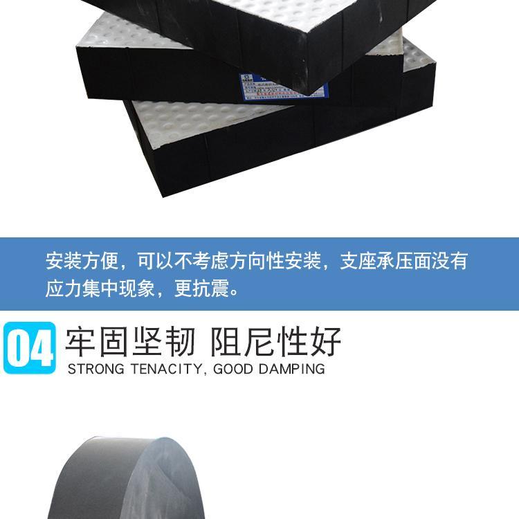 Circular PTFE skateboard gyzf4 rubber cushion block, Qingtian Road Bridge, highway bridge, shock-absorbing plate support