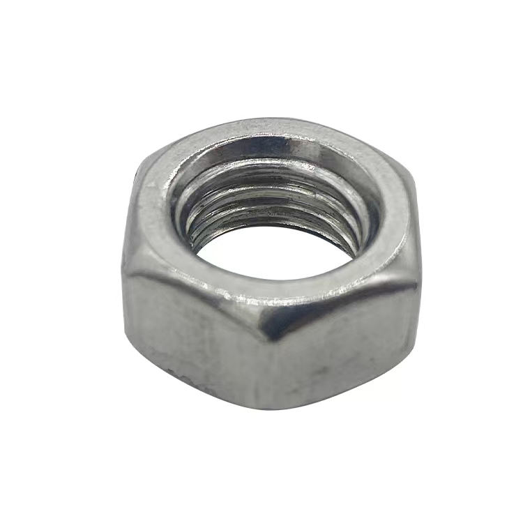 Photovoltaic hot-dip galvanized nut grade 4 8 GB6170 national standard enlarged hole hot-dip galvanized hexagonal nut