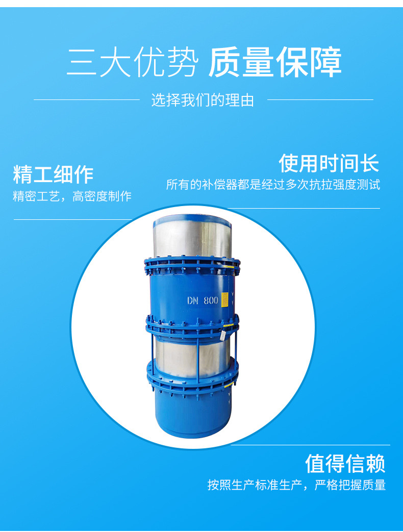 Hengmao CS type thermal sleeve compensator, injection type thermal pipeline expansion joint, customizable