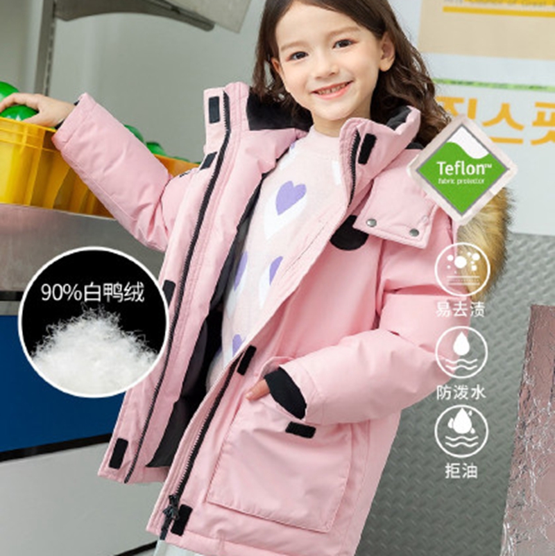 Children's new down jacket of the season, Dida cotton jacket, foreign trade children's clothing tail goods