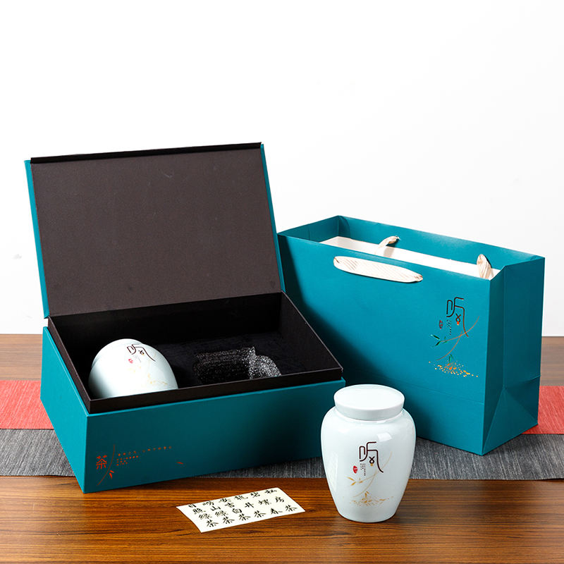 Ceramic Product Set Gift Packaging Ceramic Cup Soup Spoon Multi piece Set Gift Box Packaging