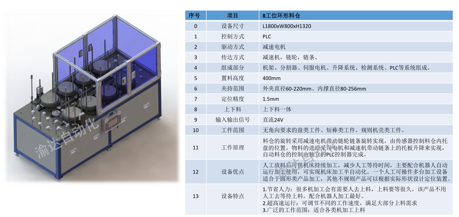 Automatic refueling silo lathe loading and unloading robot material tray loading truss manipulator loading machine