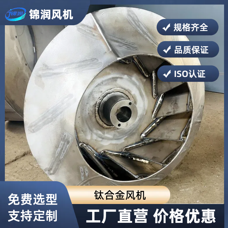 锦润 钛合金风机 镍钛合金化工防腐风机 机械密封零泄露 非标定制