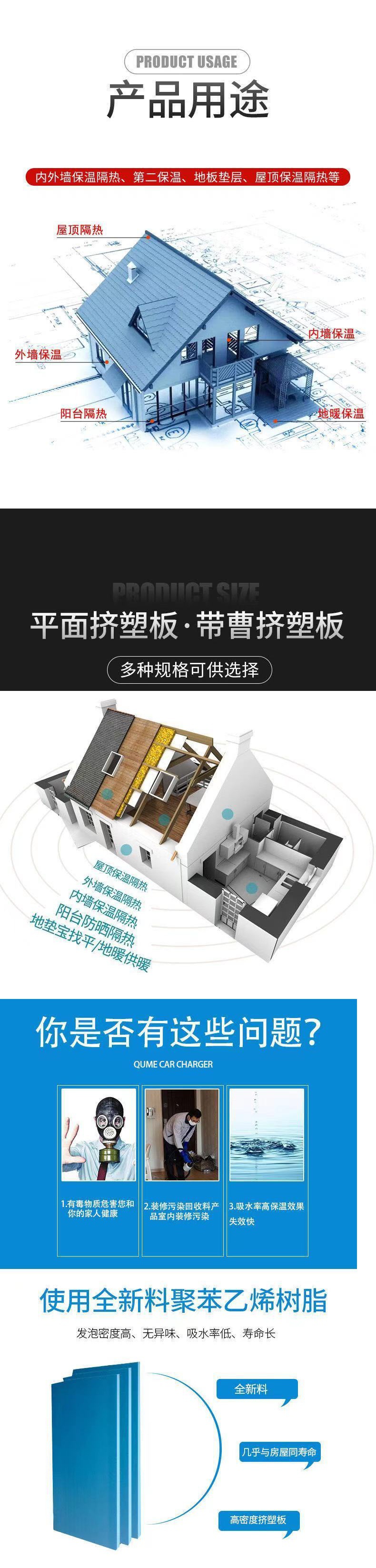 Extruded panel manufacturers wholesale building insulation and flame retardant materials X150X300 high pressure extruded insulation panels