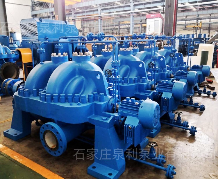 Horizontal clean water pump, large flow irrigation pump, belt driven double suction pump, 10SH-13, high head split pump