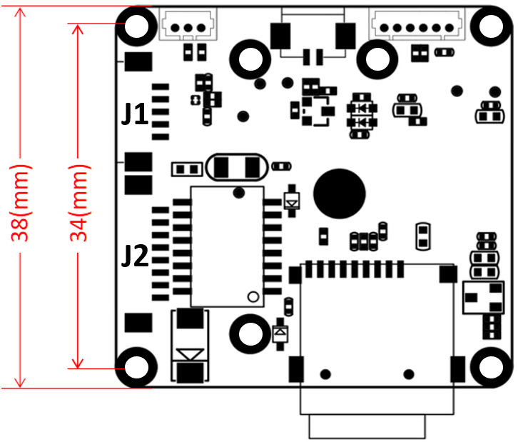 Starlight IPC CMOS module; 1/1.8 inch Monochrome Sensor; ultra low illumination to 0.001 lux; H265 surveillance camera