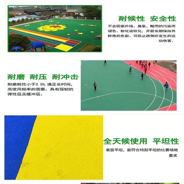 EPDM Color Rubber Particle Park Community EPDM Plastic Runway Kindergarten Ground Materials for Jiaguan Sports