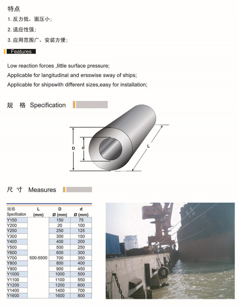 On site customization for fast delivery and supply of self floating box type anti-collision facilities for ships, anti-collision docks, bridges, and ships