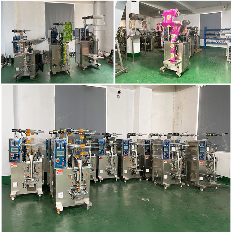 Flour packaging machine, raw flour, starch, cassava, corn, glutinous rice powder, subpackage screw, metering, automatic powder packaging