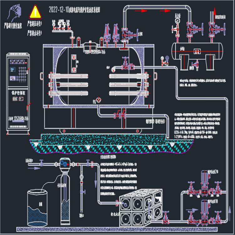 WNS2-1.25-YQ Oil Skid Mounted Steam Boiler 2-ton Boiler Container Assembly Factory