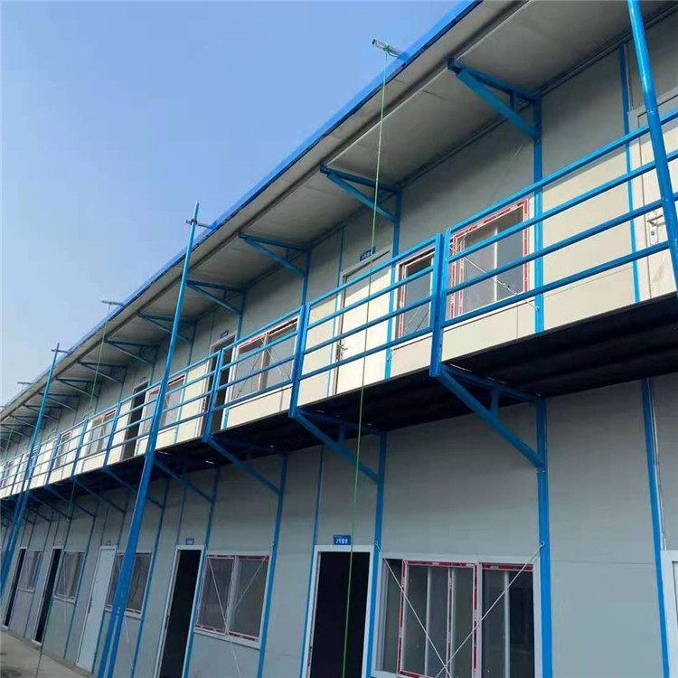 彩钢岩棉板房 单层双层活动房 中匠绿建 工地临建活动板房