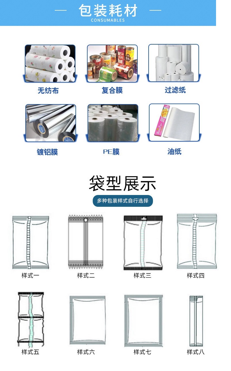 Hardware Packaging Machine Yongchuan Machinery YC-400X Aluminum Profile Packaging Equipment Long Tube High Speed Bagging Machine