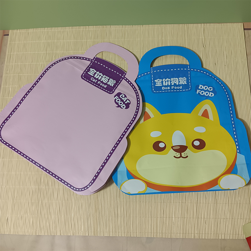 Octagonal Zipper Bag for Dog Food Octagonal Irregular Packaging Bag Easy to Tear Zipper Pet Food Bag Customized Free Design