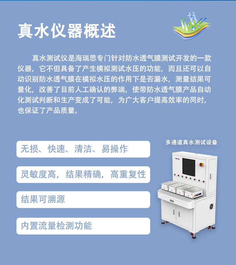 Airtightness detector HW true water leakage detector Waterproof detection equipment with high sensitivity Hairuisi