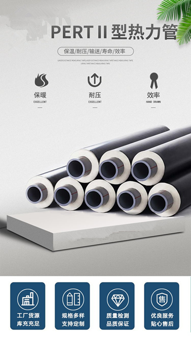 Daxin PE-RT II thermal pipe for hot spring thermal insulation pipeline delivery to the factory