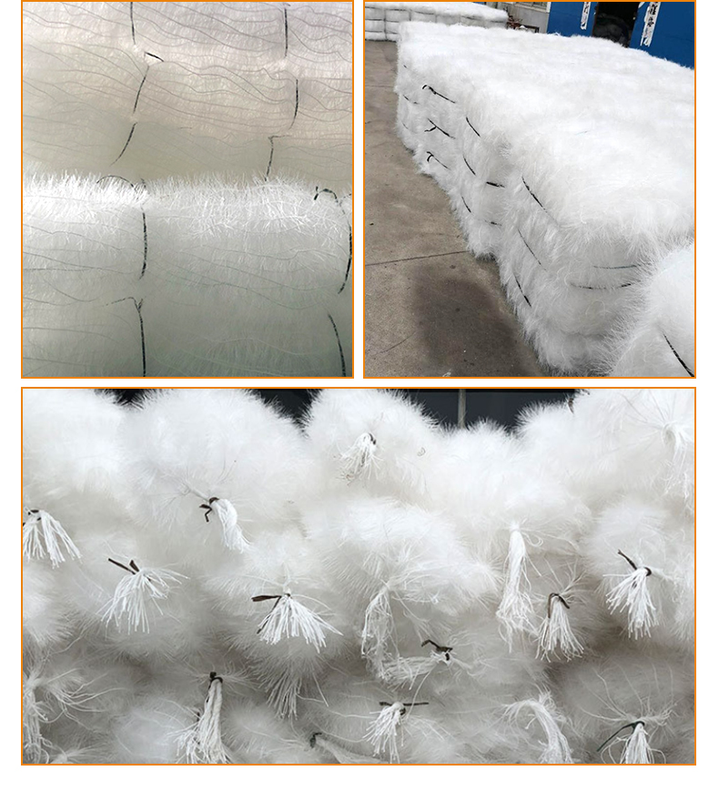 Stereoscopic elastic filler, biofilm, anaerobic aerobic tank, soft filler, special brush for sewage treatment biochemical tank