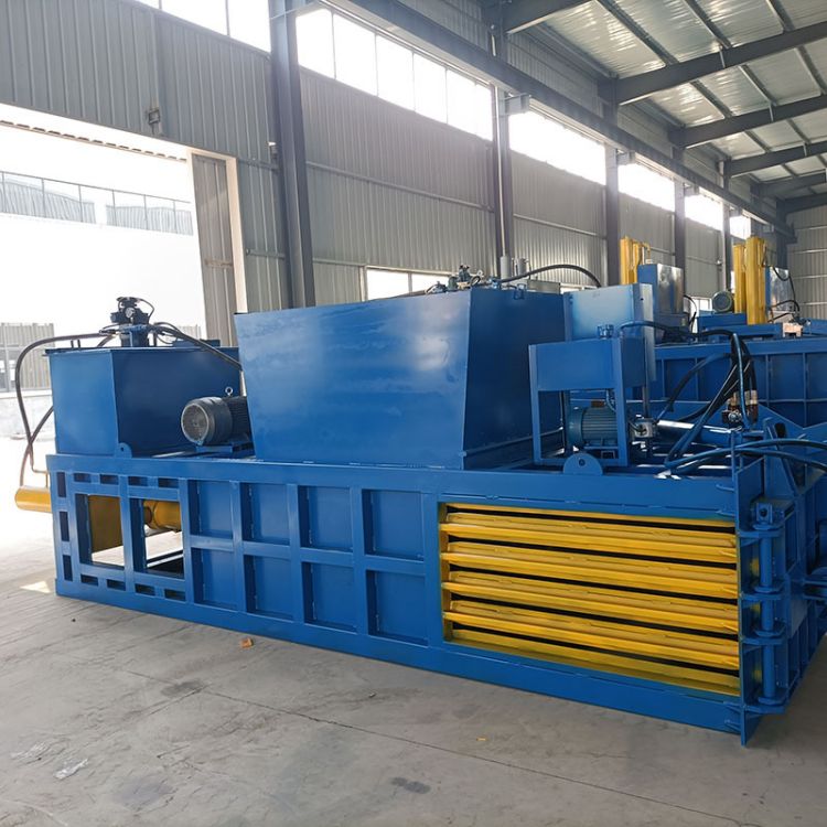 Fast packaging machine for clothing scraps, fully automatic waste crushing machine manufacturer, straw and straw bundling