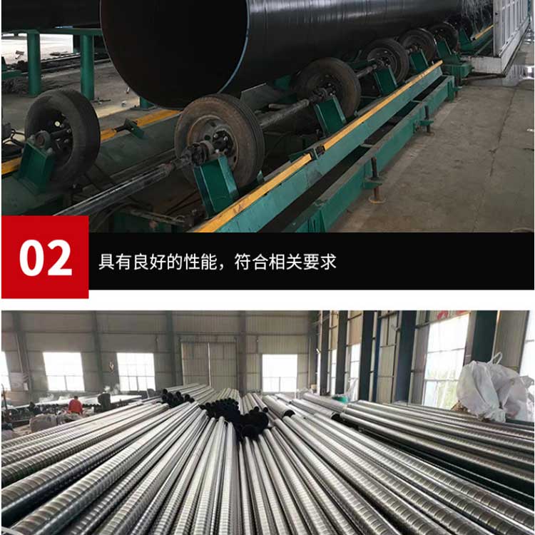 Enhanced caliber 3PE anti-corrosion straight seam steel pipe DN500 for Juxintai Gas