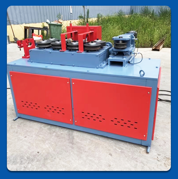 Fully automatic nine wheel steel bar bending machine for tunnel inverted arch greenhouse steel pipe production CNC heavy-duty