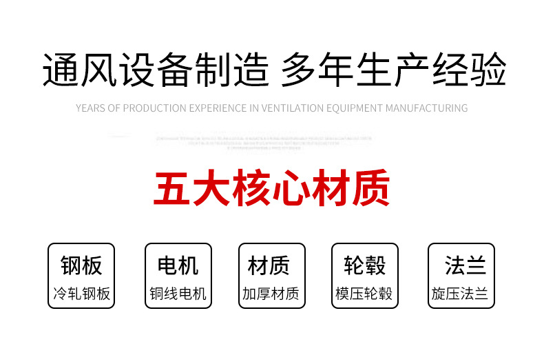 HTF high-temperature fire smoke exhaust fan, low noise fan box, high-temperature resistant axial flow fan, ventilation system