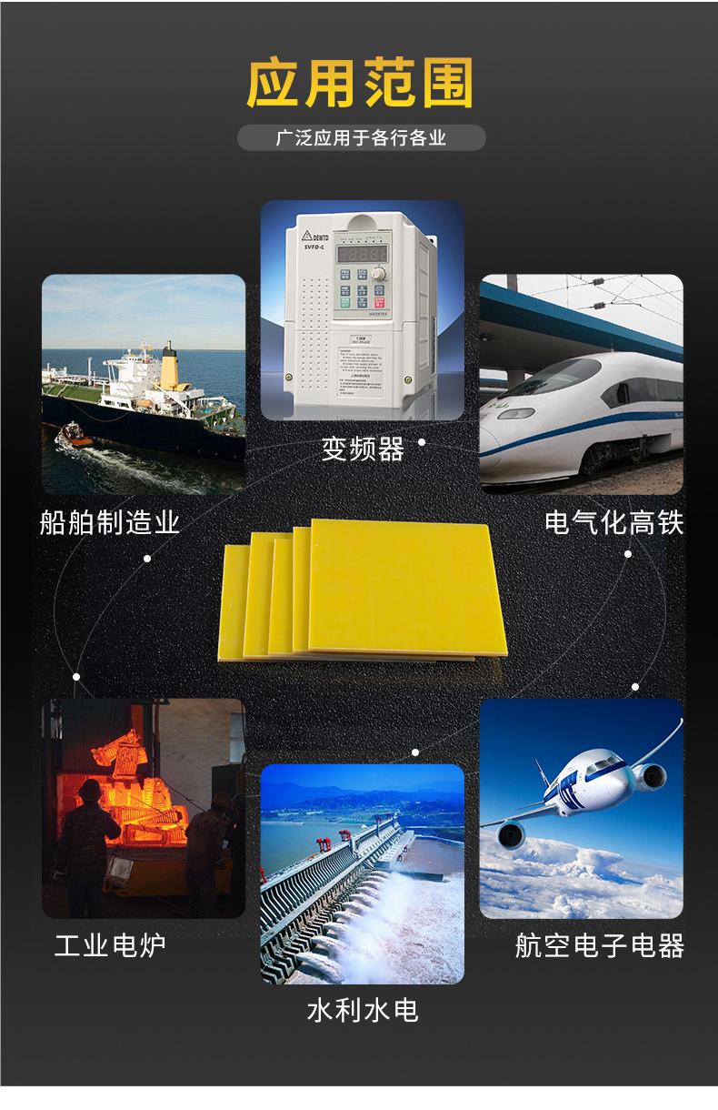 Supply of yellow glue board, 3240 epoxy resin board, Kehang 3mm bird proof baffle processing