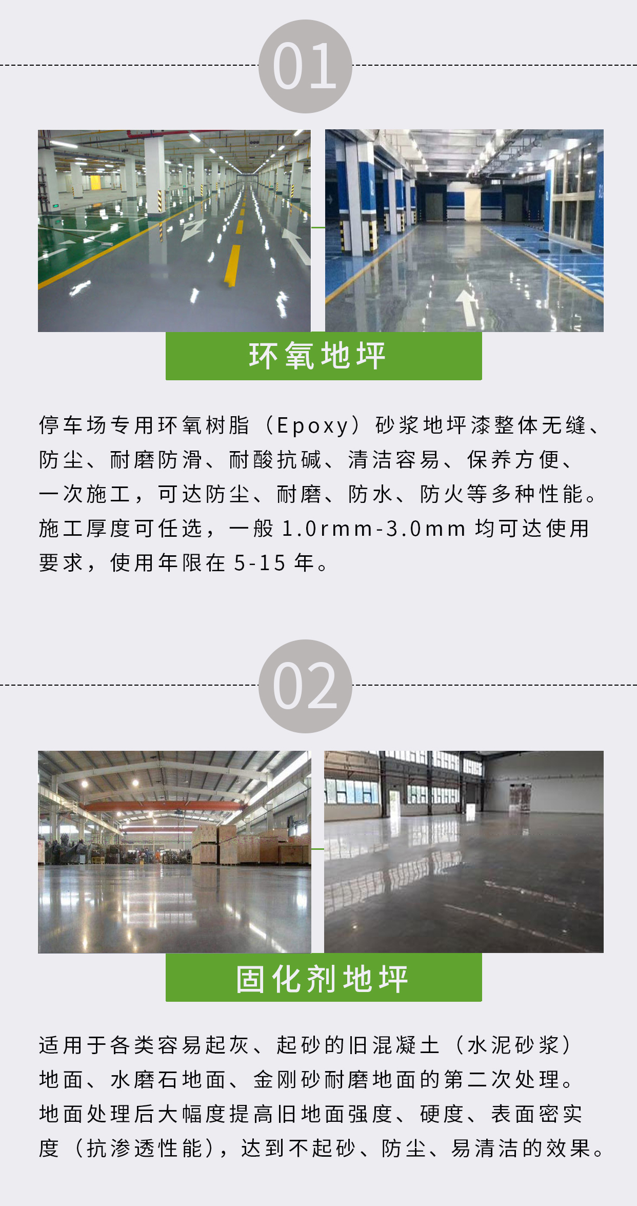 Double source workshop emery epoxy floor paint, wear-resistant, environmentally friendly, dust-free, easy to clean, impact resistant packaging material