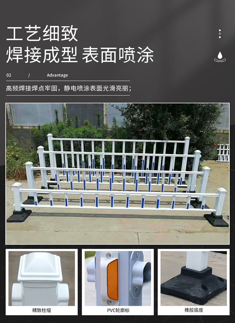 Municipal road guardrails, zinc steel traffic facilities, isolation barriers, pedestrian traffic collision barriers manufacturers