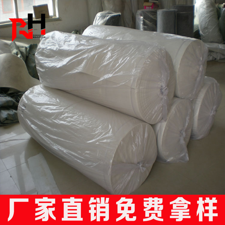 Black polyester chemical fiber felt, steel plate, dirt removal and oil wiping felt, large layered chemical fiber felt