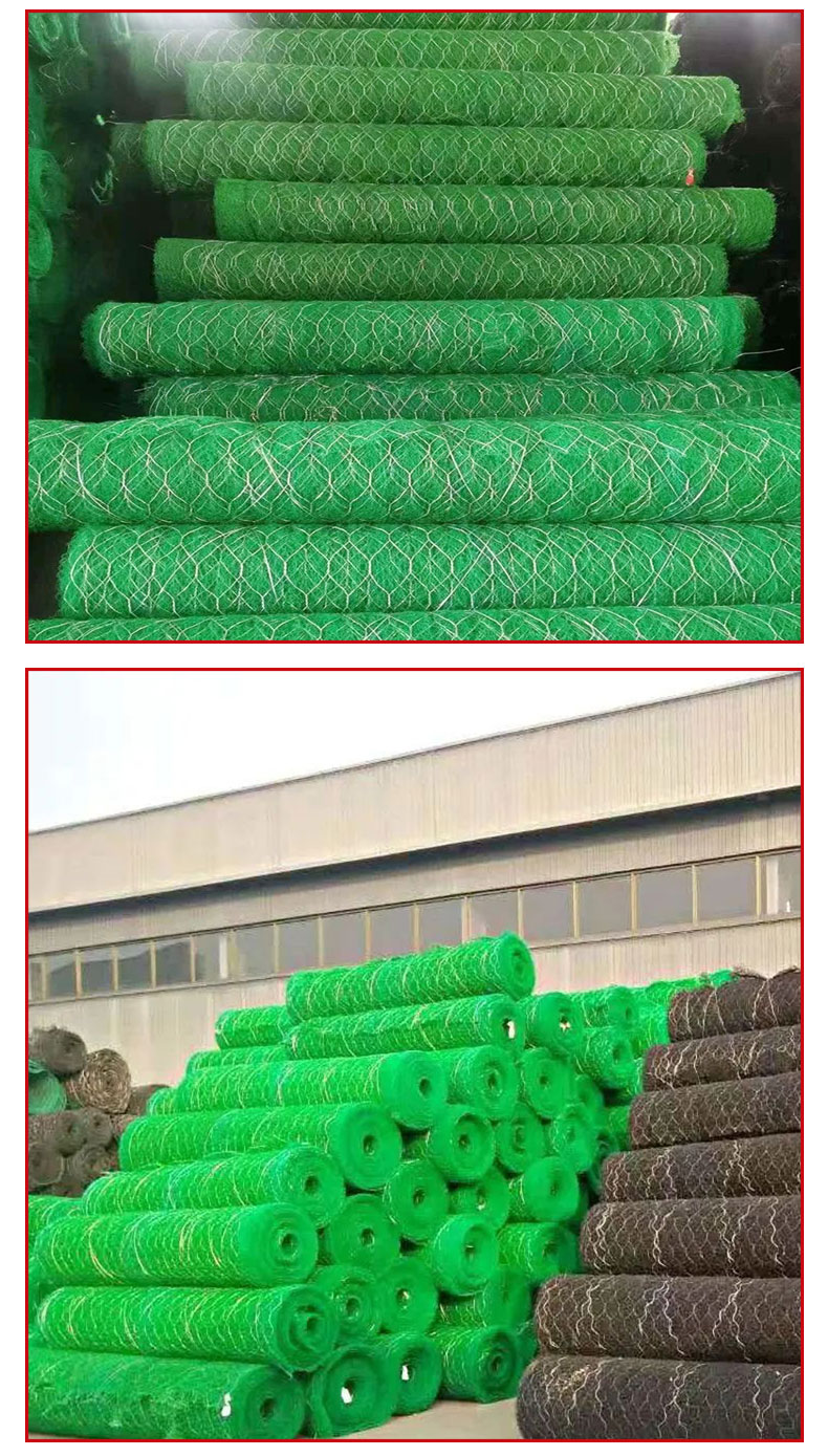 Customized polyamide reinforced microphone mat, river slope protection, mountain greening, three-dimensional geotextile mesh mat