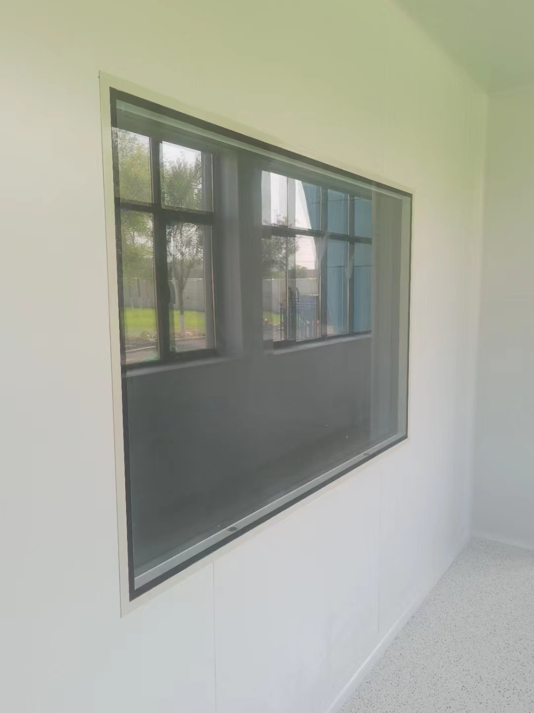 Double layer hollow observation window, clean laboratory, finished soundproof tempered glass, finished window, purification workshop, purification window