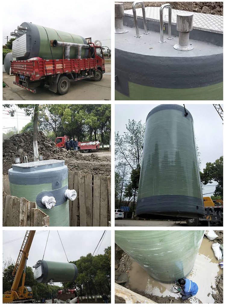 Rainwater and sewage diversion wells for agricultural irrigation, factories, and municipal facilities can use Boyat integrated intelligent pump rooms