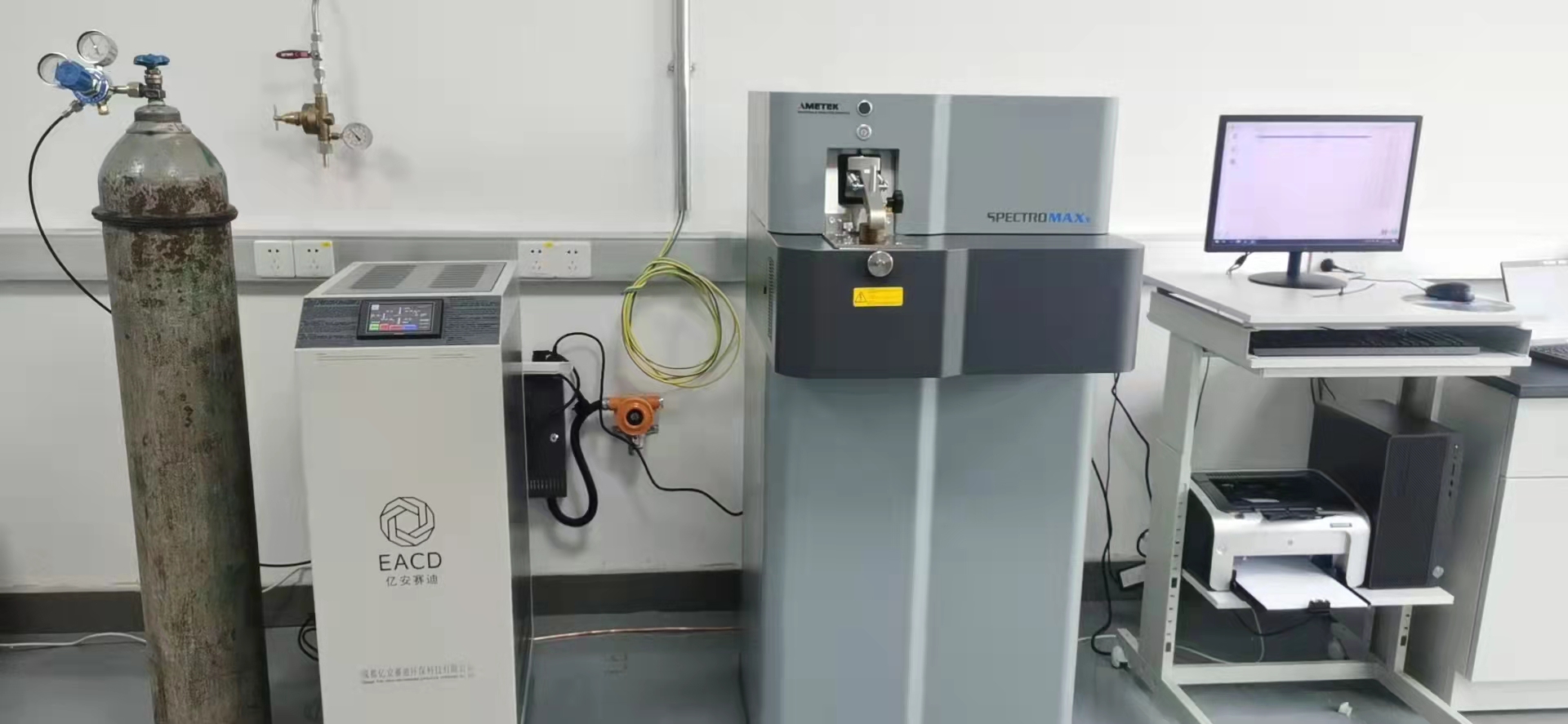 Special supporting equipment for direct reading spectrometer analysis of Yian Saidi argon purification machine